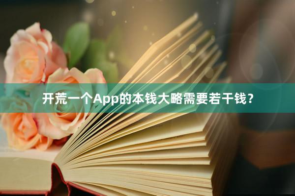 开荒一个App的本钱大略需要若干钱？